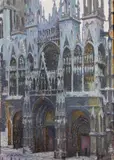 Paul Castro, Rouen Cathedral, Oil on canvas