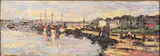 Sir William Mactaggart II, Harbor Scene, Oil on board