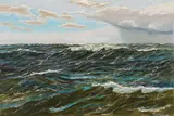 Patrick von Kalckreuth, Seascape with Distant Rainclouds