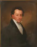Portrait of Man by American School, Oil on canvas, offered Nov 2012