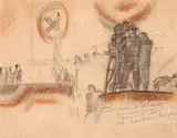 John Steuart Curry, Sketch for Progressive Party Rally