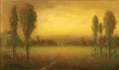 Summer Shadows Near Milo by James Everett Stuart, Oil on board, offered Nov 2012