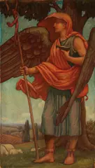 The Guardian by Andrew Thomas Schwartz, Oil on canvas, offered Nov 2012