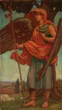 Andrew Thomas Schwartz, The Guardian, Oil on canvas