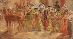 Alfonso Benavides, Bullfighters, Oil on canvas