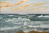 Patrick von Kalckreuth, Seascape at Sunset
