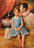 Pier Germani, Circus Fun, Oil on canvas