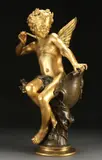 Louis-Alexandre Bottée, Cupid, Gilt bronze
