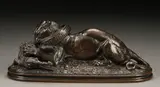 Antoine-Louis Barye, Tiger Devouring a Gavial-Tigre devorant un gavial