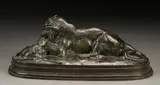 Antoine-Louis Barye, Tiger Devouring a Gazelle