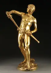 Alerta by Louis Auguste Moreau, Bronze, offered Nov 2012