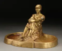 Rest from the Harvest by Theodor Charlemont, Bronze, offered Nov 2012
