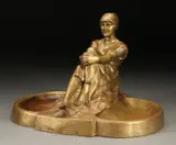 Theodor Charlemont, Rest from the Harvest, Bronze