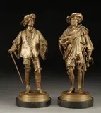 Jean Jules B. Salmson, Peter Paul Rubens and Anthony Van Dyck, Bronze
