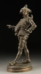 Pierre Granet, The Court Jester, Bronze