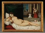 Tizano Vecelli, Venus of Urbino, Oil on ivory panel