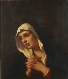 Guercino, Mater Dolorosa, Oil on canvas