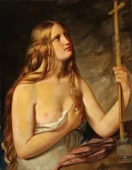 Natale Schiavoni, The Penitent Magdalene, Oil on canvas