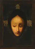 German School, The Face of the Virgin – circa 1850