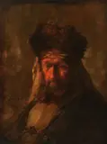 Portrait of a Man in Oriental Attire by Circle & Follower of Ferdinand Bol, Oil on wood panel, offered Nov 2011