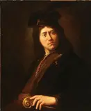 Jan Victors, Young Man Wearing a Gold Chain and Feather Cap, Oil on canvas