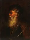 Arent de Gelder, Portrait of a Bearded Man with a Gold Chain, Oil on wood panel
