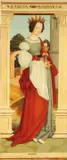 Saint Barbara by Circle & Follower of Alexander Maximilian Seitz, Oil on canvas (unframed), offered Nov 2011