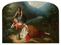 A Tickly Situation by William Edward Millner, Oil on canvas, offered Nov 2011