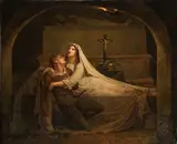 Diebolt, The Death of Romeo, circa 1825, Oil on canvas