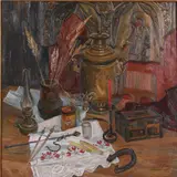 Vladimir Mikhailovich Ananev, Russian Still Life, Oil on canvas