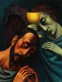 Leo Steck, The Agony in the Garden, 1942, Oil on canvas