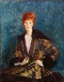 Ruth Pratt Bobbs, Portrait of Red-haired Woman - possibly Marjorie Organ Henri, 1907, Oil on canvas