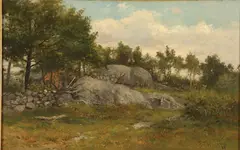 George Frank Higgins, Rocky Clearing, 1888, Oil on canvas