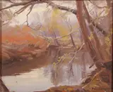 Paul Turner Sargent, Woods in the Fall, Oil on canvas