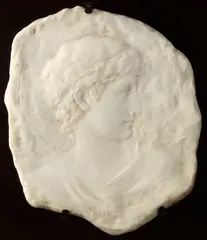Vision by William Couper, Relief carved marble plaque, offered Nov 2011