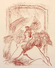 Sphinx by Max Ernst, circa 1959, Lithograph on paper, offered Nov 2011