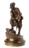 Vassili Yacovlevitch Grachev, The Lookout, 1882, Bronze with brown patina