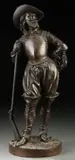 Edmond Lévêque, Rolando, Bronze with dark brown patina
