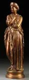Auguste Clésinger, Helen of Troy, Bronze with traces of gilding over brown patina