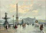 Antoine Blanchard, Place de la Concorde
