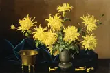 Joan Baptist Nicolass van Gent, Floral Still Life, Oil on canvas