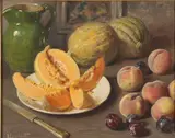 Leonardo Cominotto, Still Life with Fruit, 1942, Oil on canvas
