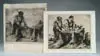 Two Etchings: “Preparing Nets” and “Tarring Nets by George Pearse Ennis, Both pencil signed. 1) “#7 Preparing Nets” dated “1931”. Shows two men placing net in large tub over fire. IMAGE, sold Aug 2004