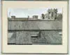James Lamantia, Santa Maria Spora Minerva, Gouache on paper scene shows rooftop of large building and bell tower