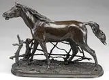 Pierre-Jules Mêne, Cheval a La Barriere