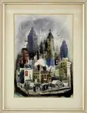 George Grosz, New York Skyline