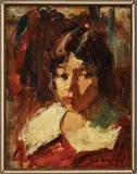 Joseph Raphael, Portrait of a Young Girl