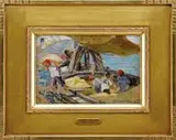 George Elmer Browne, Unloading the Boat