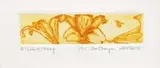 Henri L'Evêque, Two Works, 1) “A Taste of Honey” 17/75. Etching shows three lilies, inscribed, signed, titled and numbered in pencil