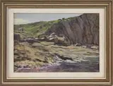Howard Russell Butler, Slanting Rocks, Base of Bald Head Cliff Ogunquit, Maine